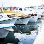 Sea dock with boats waiting